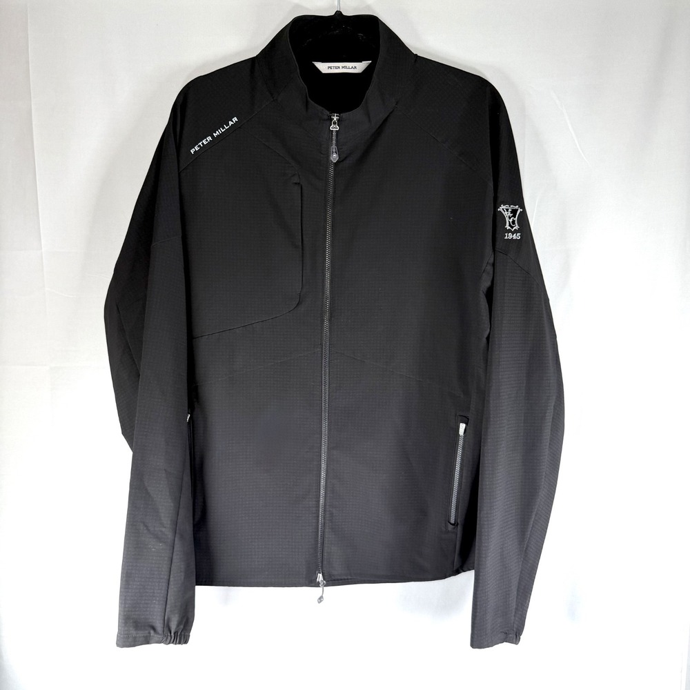 Peter Millar Men's Winter Wind Gust Jacket / Black / Rare Hard to Find / Large